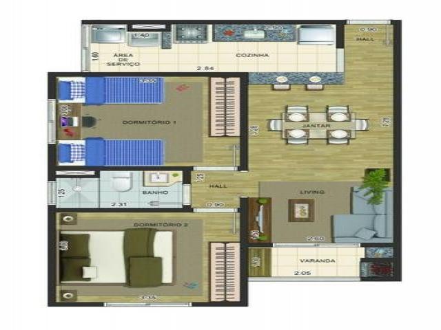 Apartamento para Venda em Taubaté - 2