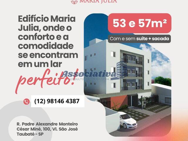 #1497 - Apartamento para Venda em Taubaté - SP - 1