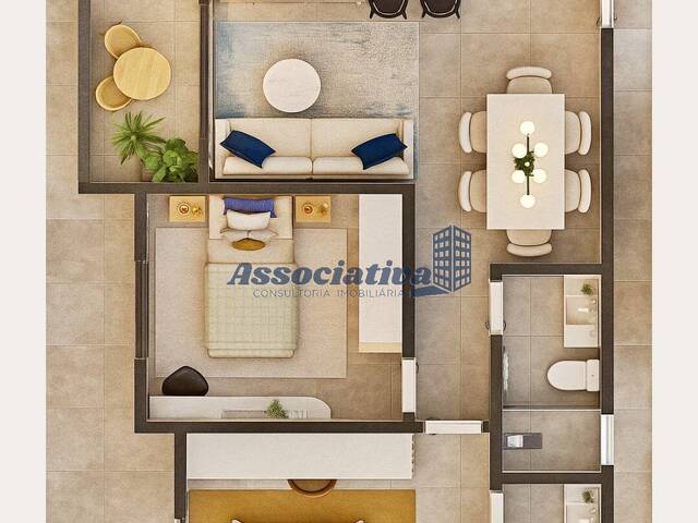 #1859 - Apartamento para Venda em Taubaté - SP - 3