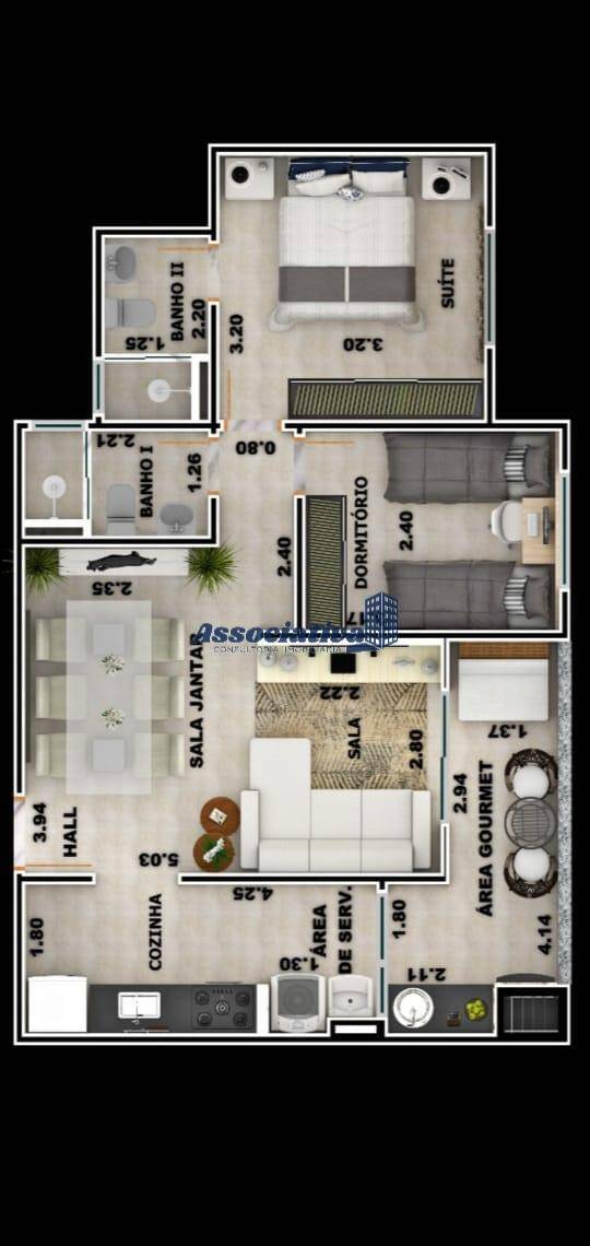 Apartamento, 2 quartos - Foto 4