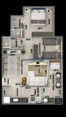 Apartamento, 2 quartos, 65 m² - Foto 9